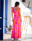 Vestido Dora Mallorca Fucsia