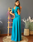 Vestido María José Turqueza
