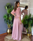 Vestido Josefina Palo Rosa