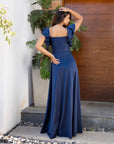 Vestido Dora Azul Marino