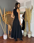 Falda Rock Velvet Negro