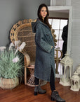 Chaqueta Denim Maxi Black