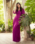 Conjunto Lua Magenta Oscuro