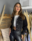 Chaqueta Denim Charm Black