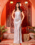 Vestido Fátima Plata