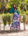 Falda Cate Blue Paradise