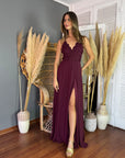 Maxi Milan Burgundy