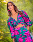 Conjunto Nora Paraíso Magenta