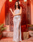 Vestido Fátima Plata