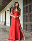 Vestido Dora Terracota