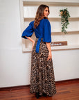 Falda Carmen Beige Print