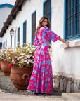 Conjunto Lua Botanico Pink