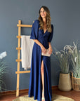 Vestido Josefina Azul Marino
