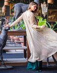 Kimono Traslúcido Dorado