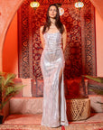Vestido Fátima Plata