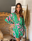 Vestido Kena Mix Verde