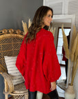 Cardigan Punto Rojo