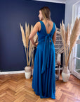 Vestido Pascualena Petróleo Mate