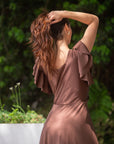 Vestido María José Chocolate