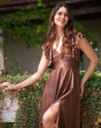 Vestido Dora Chocolate