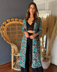 Kimono Print Turqueza