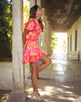 Vestido Anto Tropical Fucsia