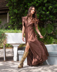 Vestido María José Chocolate