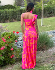 Vestido Doris Tropical Fucsia