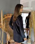 Vestido Vari Velvet Negro