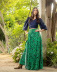 Falda Cate Green Print