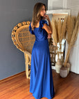 Vestido Dora Azul Francia