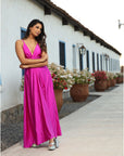 Vestido Paula Magenta