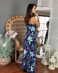 Vestido Paula Splash Turqueza