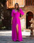 Vestido Josefina Magenta