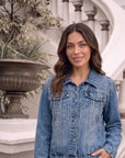 Chaqueta Denim Glitter