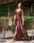 Vestido Dora Chocolate