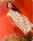 Vestido Lorenzo Mint Garden