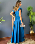 Vestido Dora Azul Petróleo