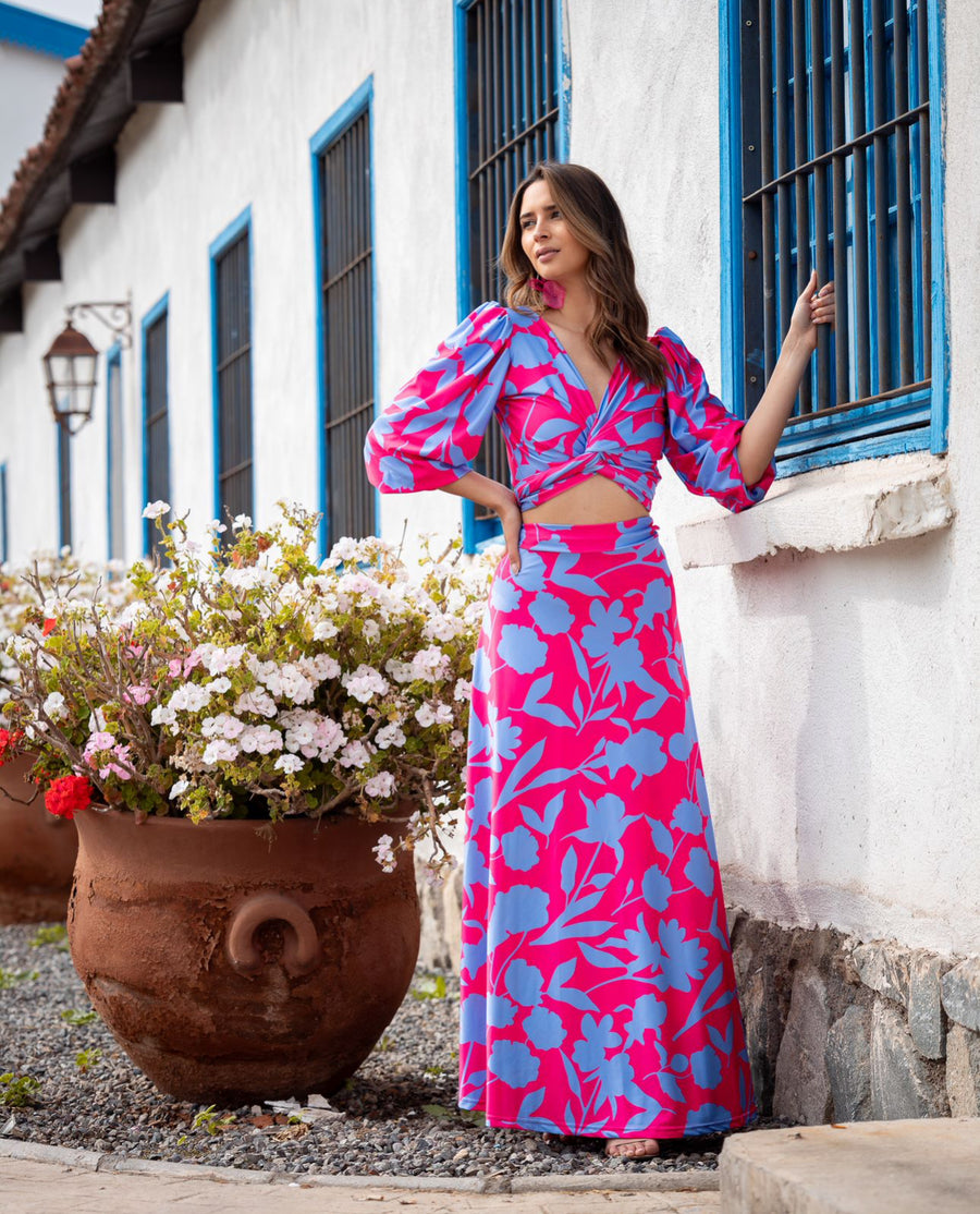 Conjunto Lua Botanico Pink