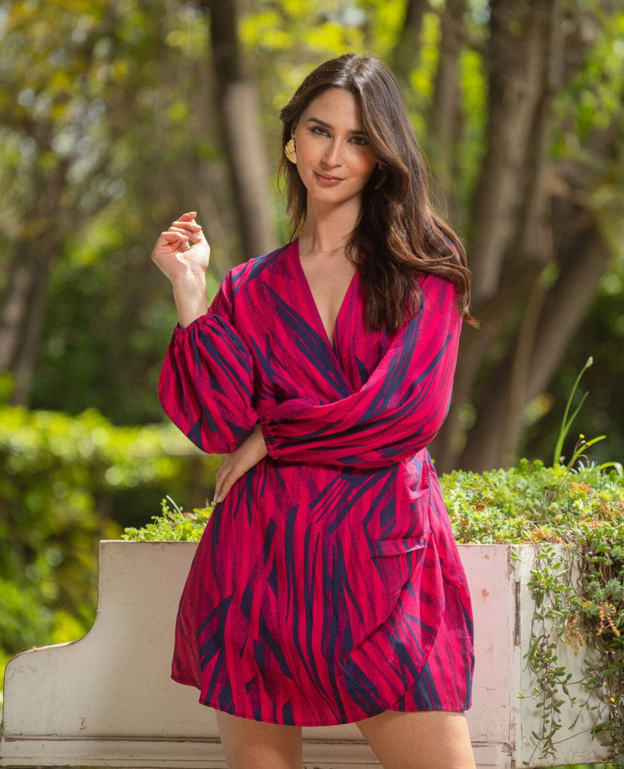 Vestido Kena Cherry Marine