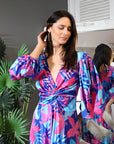 Vestido Josefina Maui Blue