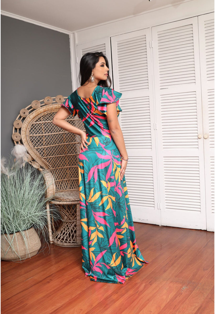 Vestido María José Green Paradise
