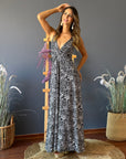 Vestido Paula Black Print