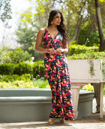 Vestido Paula Cherry Mosaic