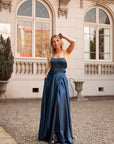 Vestido Florencia Azul Marino