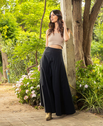Falda Carmen Denim Negra