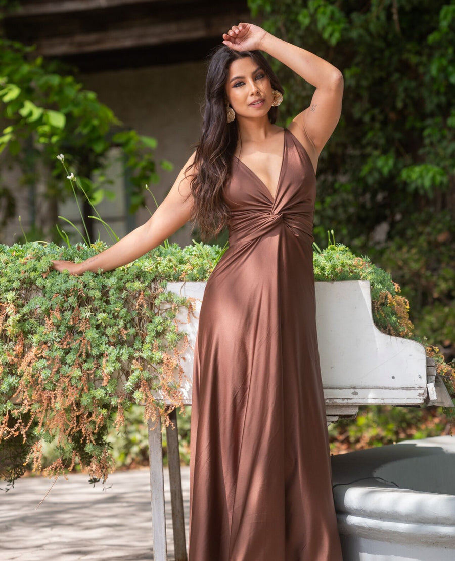 Vestido Paula Chocolate