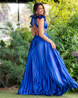 Vestido Paty Azul Rey