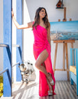 Vestido Elsa Fucsia