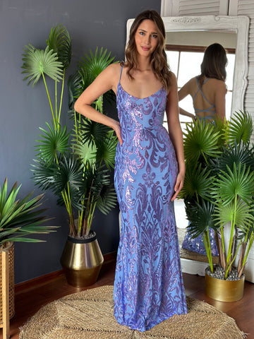Vestido Natalia Lila